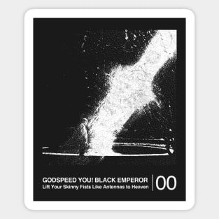 Godspeed You! Black Emperor / Minimalist Graphic Artwork Design Magnet